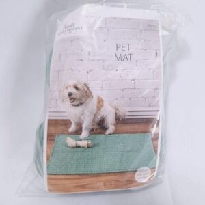 Annie's Crochet Pet Mat Kit Caring Crochet‎ Club Bulky Cotton Nylon Green 6oz